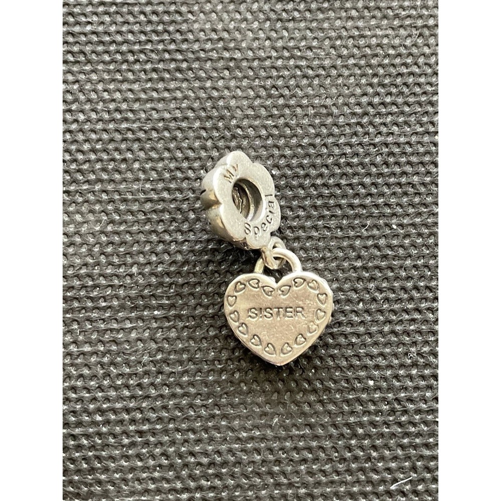 Pandora My Special Sister dangle charm ALE 925 Sterling Silver